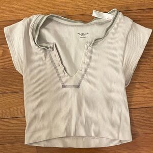 White Out From Under Go For Gold Seamless Top - Size XS/S